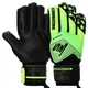 Перчатки вратарские профессиональные с защитой пальцев SOCCERMAX GK-4317 размер 9 салатовый-лимонний - изображение 1