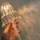 Настольная лампа на аккумуляторе LED светильник ночник Crystal light Бриллиант светодиодный хрустальный - изображение 5