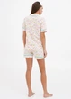 Женская пижама LUCCI 56 Молочный цветы 010131015 - изображение 2