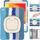 Чехол ARM Cover Apple iPad 7 (10.2") 2019 противоударный с кольцом подставкой Blue/White - изображение 4