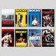 Набір постерів Роккі / Rocky / 8 шт А3 / Плакати Роккі Бальбоа (Рокі, Роккі 2, Роккі 3, Роккі 4) - изображение 1