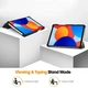 Чохол Smart Case на Xiaomi Redmi Pad SE (8.7") 2024 / чохол для планшета з функцією підставки / (чорний) - зображення 6