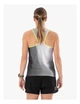 Майка жіноча безшовна для тренувань Compressport Performance Singlet W, Black/White, S - зображення 4