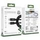 Кабель ACEFAST C7-03 Type-C to Type-C 5A, 100W, 1.2m, nylon, zinc connectors, LED, Black - зображення 6