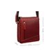 Наплічна шкіряна сумка Visconti S7 Messenger Bag A5 Lee Red (S7 RED) - зображення 4