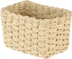 Кошик МВМ MY HOME плетений 11х11х17 cм Бежевий (TH-34 S BEIGE) - изображение 1