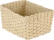 Кошик МВМ MY HOME плетений 13х19х25 cм Бежевий (TH-34 M BEIGE) - изображение 1