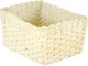 Кошик МВМ MY HOME плетений 13х19х25 cм Білий (TH-34 M WHITE) - изображение 1