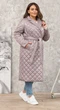 Демісезонне пальто Lady Prestige П75 48 пудра - зображення 1