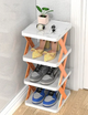 Полиця-трансформер SHOE RACK для взуття пластикова 4секції Помаранчевий - зображення 8