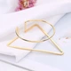 Держатель для тряпичной салфетки Triangle на стол золотого цвета REMY-DECOR кольца для салфеток - изображение 7