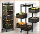 Кухонный органайзер с вращающимися полками Vegetable Rack для хранения овощей и фруктов V1R-Black - изображение 9