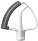 Насадка-лопатка KitchenAid 5KFE5T для чаші 4.8/4.7/4.3/3 л з гнучким ребром біла - зображення 1