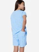 Детский летний комплект (футболка + шорты) для девочки Uniqlo 271707396 134 см Голубой (1159811406) - изображение 2