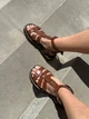 Босоножки женские ShoesBand Коричневые натуральная кожа 37 (24 см) (S39151) - изображение 5