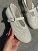 Женские балетки ShoesBand Молочного цвета из текстильной сетки с кожей с перфорацией 39 (25,5 см) (S98081-1) - изображение 9