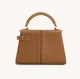 Сумка женская с логотипом JW PEI Elise Large Top Handlle Bag U47TM Коричневый - изображение 4