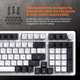 Клавиатура механическая проводная GamePro MK170W Hot-Swap Red Swich 95% RGB White - изображение 18