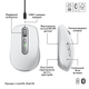 Миша Logitech MX Anywhere 3S for Mac, Pale Grey (910-006946) (6998414) - изображение 4