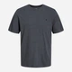 Футболка хлопковая длинная мужская Jack & Jones 12245087 M Темно-серый меланж (5715427284869) - изображение 6