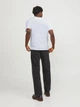 Футболка хлопковая длинная мужская Jack & Jones 12245087 S Белая (5715427285064) - изображение 2