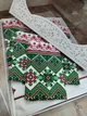Набір в подарунковій коробці 100% бавовна Скатертина (110*150) + рушники 4 шт (35*70) Зелений (П4К-Al-nabir-lyon-0014) - зображення 4