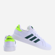 Чоловічі кеди низькі adidas Grand Court Base 2.0 ID4450 43.5 Білий/Зелений (4066755355846) - зображення 3