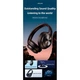Беспроводные наушники Bluetooth гарнитура USAMS Wireless Headphone YH Series YH21 |BT5.3/AUX, 70h| Черный - изображение 10