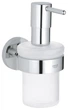 Дозатор для рідкого мила GROHE Essentials настінний на 160мл скляний хром (40448001) - изображение 1