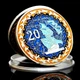 Сувенирная Пиратская монета 20 Дублонов George Lowther Slv - изображение 3