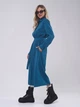 Платье-рубашка миди осеннее женское ISSA PLUS SA-555 M Зеленое (issa2007682625772) - изображение 3