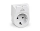 Зарядний пристрій з розеткою REAL-EL CS-25 (2USB, 2.1A) White - зображення 3