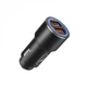 Автомобильное зарядное устройство SkyDolphin SZ15 Aluminium QC3.0 (2USB, 2.4A) Black (AZP-000087) - изображение 5
