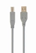 Кабель Cablexpert CCP-USB2-AMBM-6G USB 2.0 AM/BM 1,8 м, серый - изображение 1
