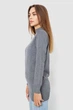 Светр жіночий однотонний колір сірий one size 244R5550 - изображение 3