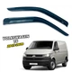 Дефлекторы окон (ветровики) для Volkswagen T6 2015+ накладные на скотче (DEFL) Q2 - изображение 1