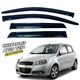 Дефлекторы окон (ветровики) для Chevrolet Aveo T250 2006-2012 4D хэтчбек накладные (DEFL) Q2 - изображение 1