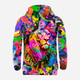 Bluza męska z kapturem Mr. Gugu & Miss Go Colorful Lion H-K2202 2XL Multicolor (5903845210441) - obraz 2