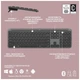 Комплект Logitech MK950 Bluetooth/Wireles UA Graphite (920-012490) (212820) - изображение 10