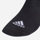 Zestaw damskich skarpet wysokich bawełnianych 3 pary Adidas IC1317 3-Stripes Cushioned Sportswear Mid-Cut Socks 3 Pairs XS Czarne (4066746309827) - obraz 3