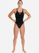 Купальник слитный женский Arena Team Swimsuit Swim Tech Solid 004763-550 32 Черно-белый (3468336643402) - изображение 1