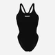 Купальник слитный женский Arena Team Swimsuit Swim Tech Solid 004763-550 32 Черно-белый (3468336643402) - изображение 5