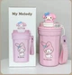 Чашка-термос с 3D-куклами My Melody 480 мл из нержавеющей стали, Розовая (991179) - изображение 6