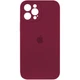Чехол Fiji Silicone Case Full Camera для Apple iPhone 15 Pro Max бампер накладка с защитой камеры Maroon - изображение 1