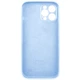 Чехол Fiji Silicone Case Full Camera для Apple iPhone 13 Pro бампер накладка с защитой камеры Sky Blue - изображение 2