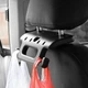 Крючок двойной в автомобиль Xiamen держатель автомобильный Черный (PH051115) - изображение 4