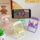 Підставки для смартфона у формі розкладного стільця FoldyChair, 4 штуки, рожевий, зелений, фіолетовий, жовтий - зображення 2
