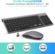 Бездротовий комплект клавіатура та миша Cimetech Turquoise Grey-black - зображення 6