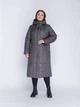 Жіноче зимове пальто великого розміру UF-fashion ЛР-177-1 64 сірий - зображення 1