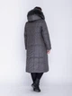 Женское зимние пальто большого размера UF-fashion ЛР-177-песец 56 серый - изображение 3